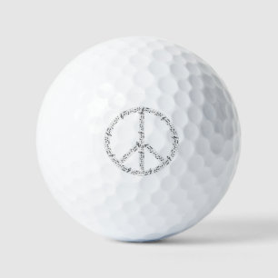 Balles De Golf Notes musicales des signes de paix