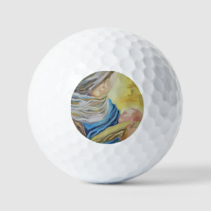 Balles De Golf Notre Dame du Silence tenant le bébé Jésus