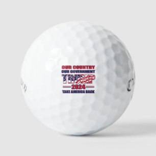 Balles De Golf Notre pays Notre gouvernement Trump