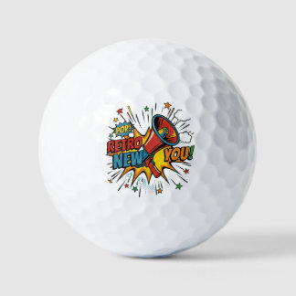 Balles De Golf Nouveau Vous Rétro : Renaissance Géométrique Minim