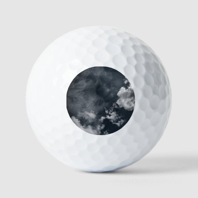 Balles De Golf Nuage métallique (Recto)