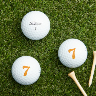 Balles De Golf Numéro Chanceux 7 Titleist Pro V1 Personnalisé