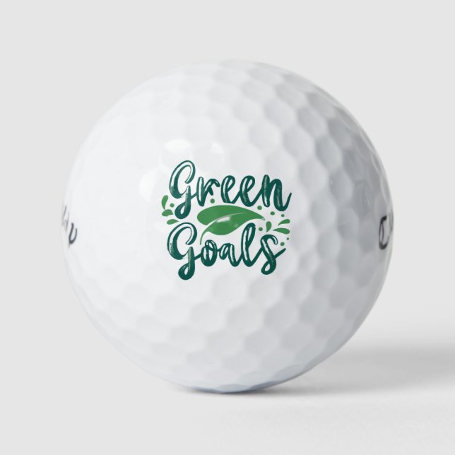 Balles De Golf Objectifs verts (Devant)