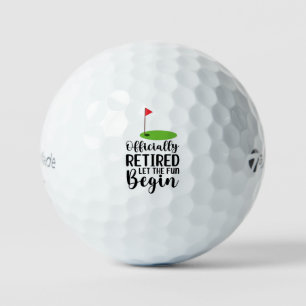 Balles De Golf Officier de golf à la retraite pour golfeurs