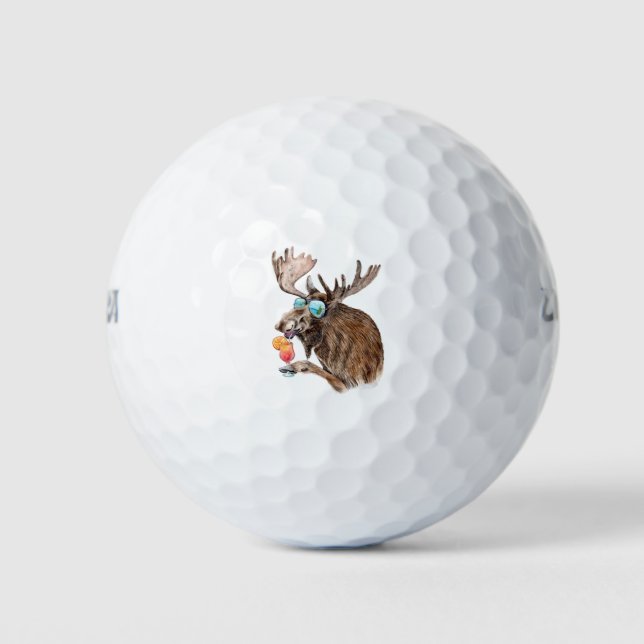 Balles De Golf Oie en vacances (Devant)