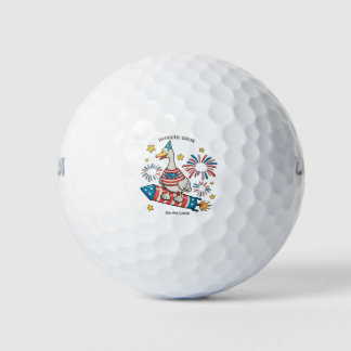 Balles De Golf Oie patriotique 250e anniversaire 4 juillet