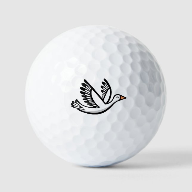 Balles De Golf Oiseau (Recto)