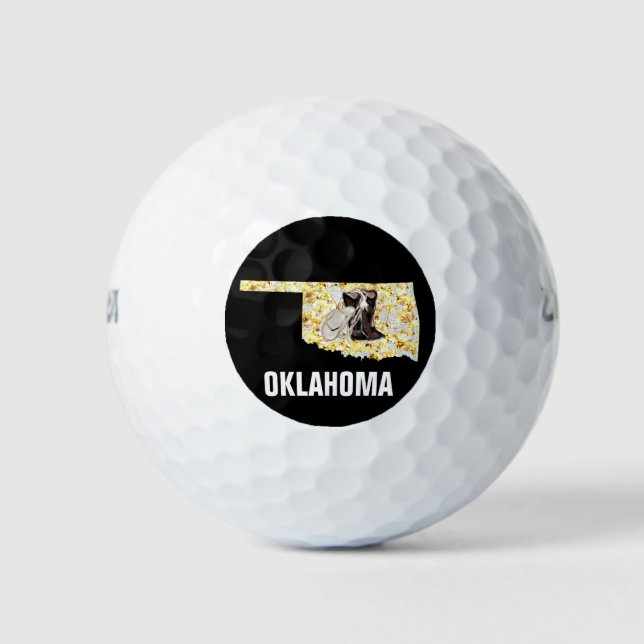 BALLES DE GOLF OKLAHOMA RÊVE ! (Devant)