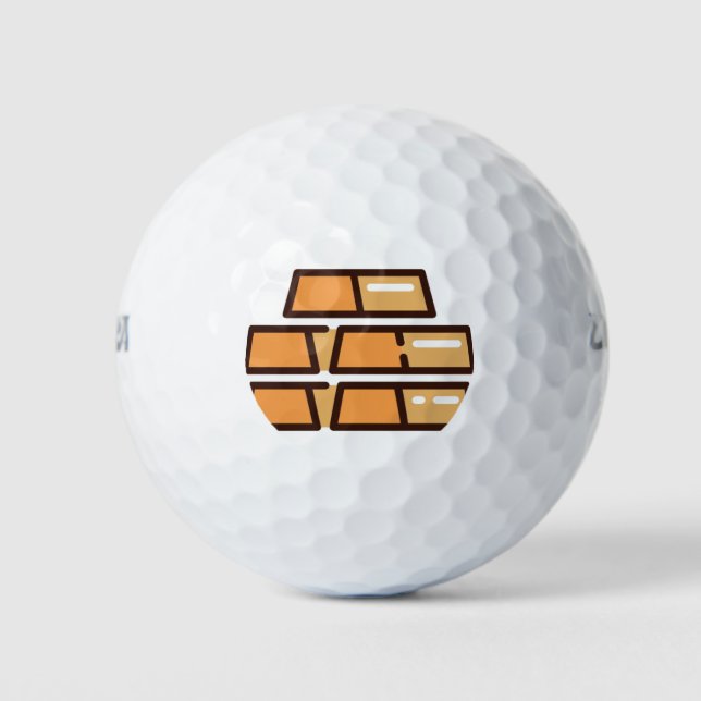 Balles De Golf or (Devant)