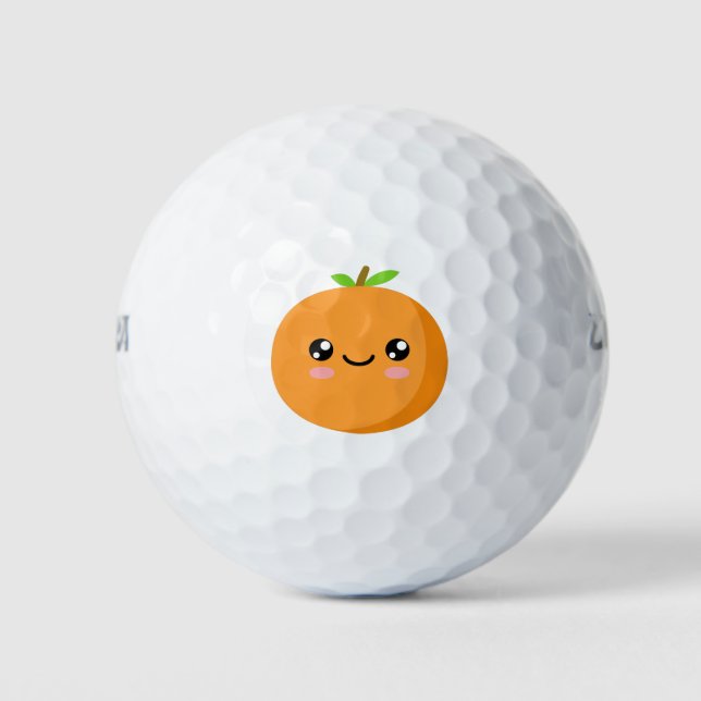 Balles De Golf Orange (Devant)