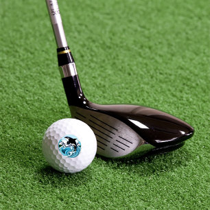 Balles De Golf Orque Majestueux Baleine Tueuse Vagues Bleues Océa