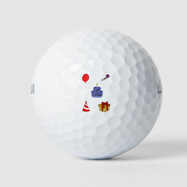 Balles De Golf Pack anniversaire (Devant)
