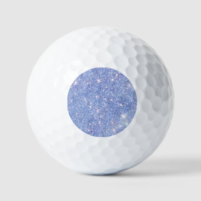 Balles De Golf Paillettes Blue Paradise (Recto)