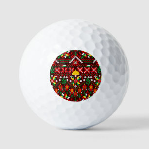 Balles De Golf Palestine Tatreez Broderie traditionnelle