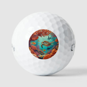 Balles De Golf "Palette d'Océan"