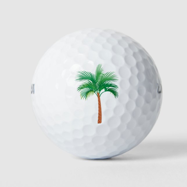 Balles De Golf Palm Tree Golf Ball (Devant)