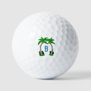 Balles De Golf Palmiers Monogramme
