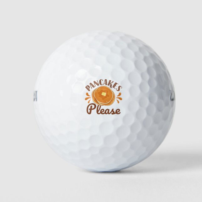 Balles De Golf Pancakes S'Il Vous Plaît (Devant)