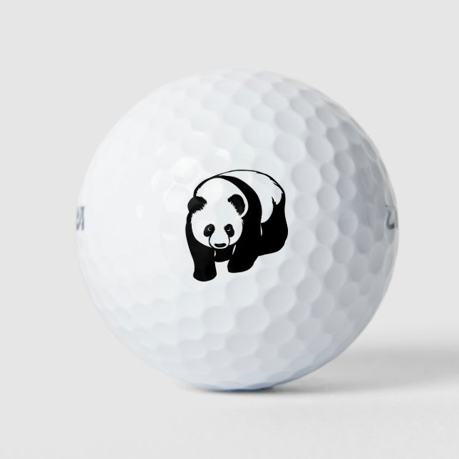 Balles De Golf Panda Bear Golf Balls (Devant)