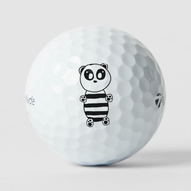 Balles De Golf Panda Kids (Recto)