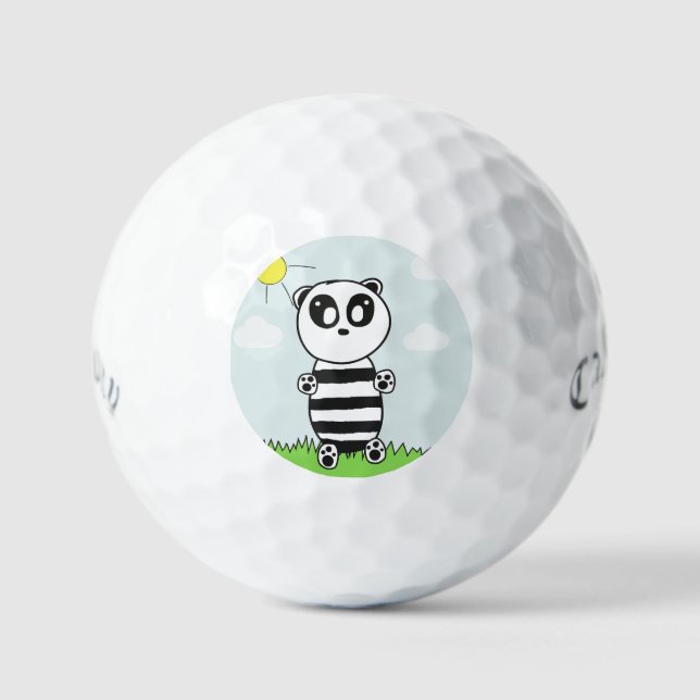 Balles De Golf Panda Kids (Recto)