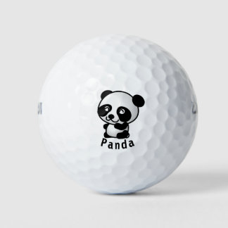 Balles De Golf Panda Play : Whimsical Golf Ball