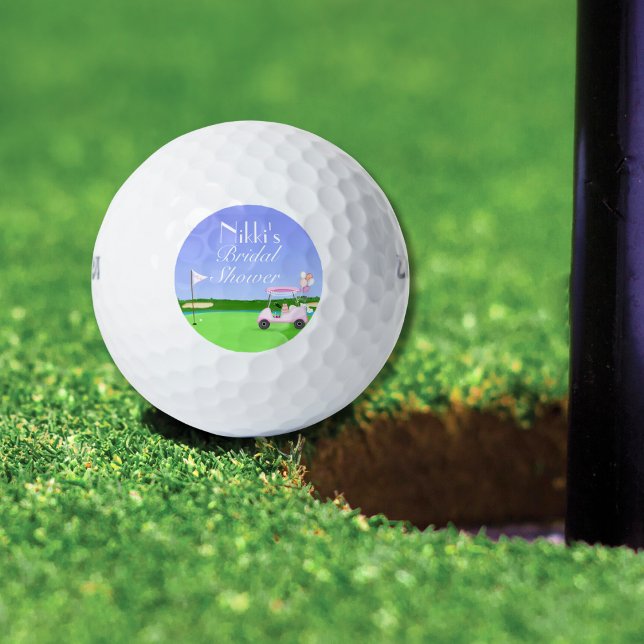 Balles De Golf  Panier de golf de mariage Golf Mariage Shower  (Créateur téléchargé)