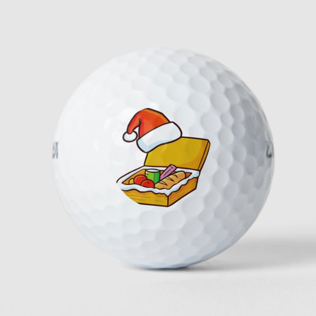 Balles De Golf Panier de pique-nique de Noël (Devant)