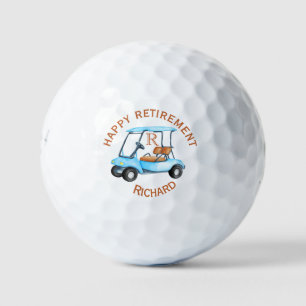 Balles De Golf Panier monographique de nom personnalisé