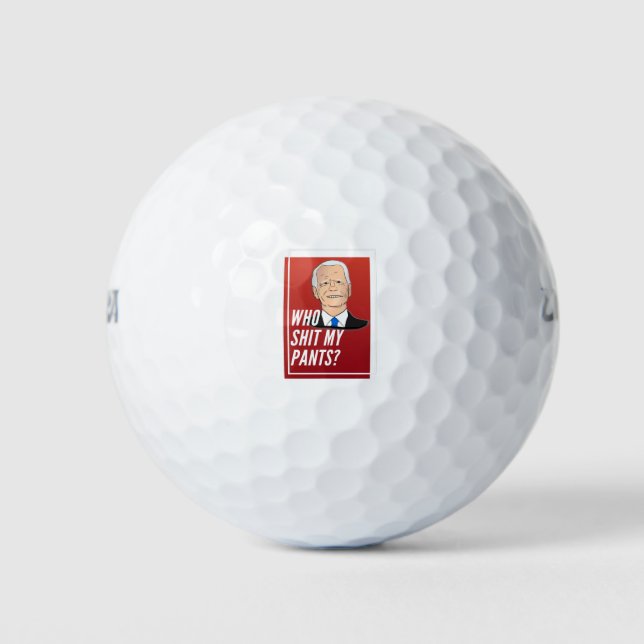 Balles De Golf Pantalon de la pauvreté Biden (Devant)