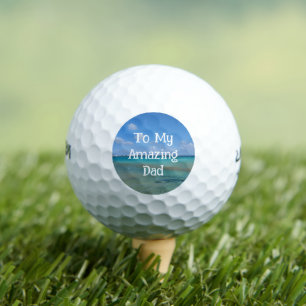 Balles De Golf Papa Extraordinaire Bermudes Eau Turquoise