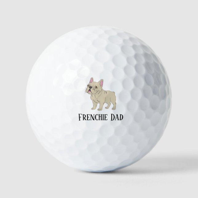 Balles De Golf Papa Frenchie (Recto)