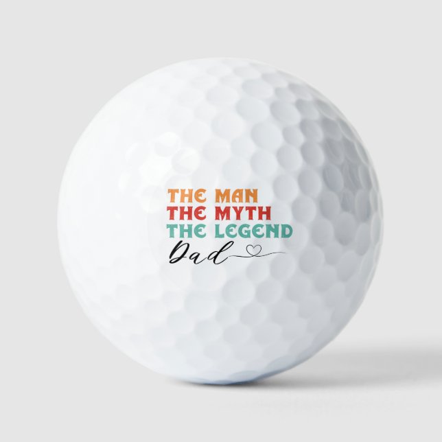 Balles De Golf Papa : L'Homme, Le Mythe, La Légende (Recto)