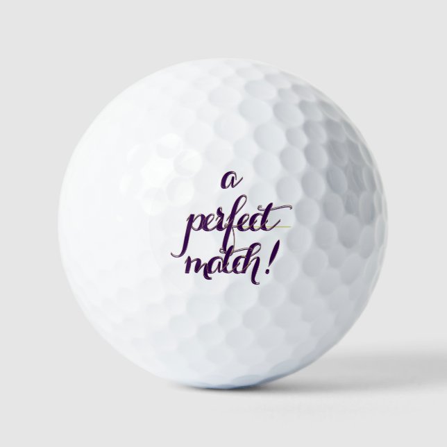 Balles De Golf Parfait Cadeau (Recto)