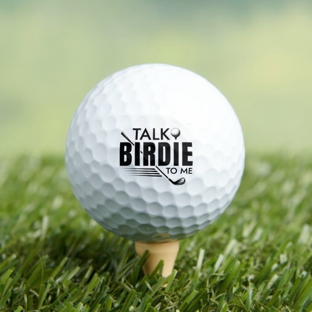 Balles De Golf Parle Birdie à moi (T-shirt Insitu)