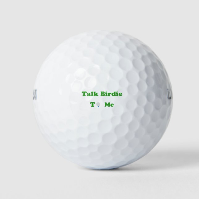 Balles De Golf Parle Birdie à moi (Devant)