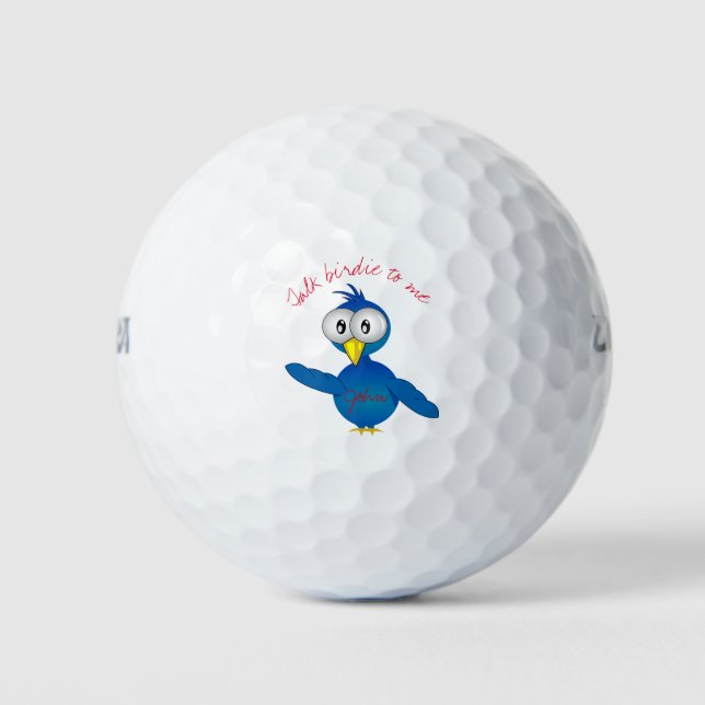 Balles De Golf Parle Birdie à moi (Devant)