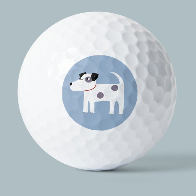 Balles De Golf Parson Jack Russell Terrier Dog (Jack Russell Terrier dog golf ball)