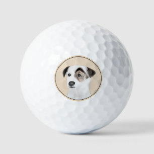 Balles De Golf Parson Jack Russell Terrier Peinture - Chien Art