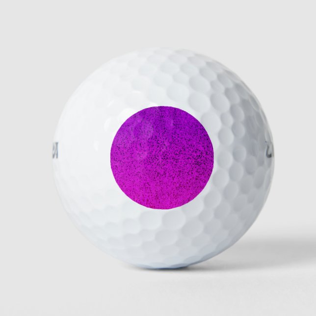 Balles De Golf Parties scintillant rose étincelle brillante (Devant)