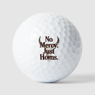 Balles De Golf Pas de miséricorde, juste des cornes Crâne de long