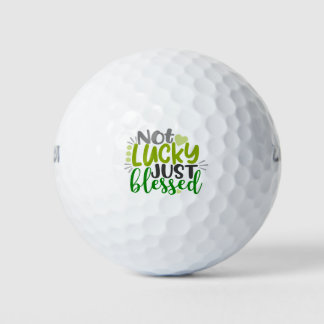 Balles De Golf Pas Lucky Juste Béni