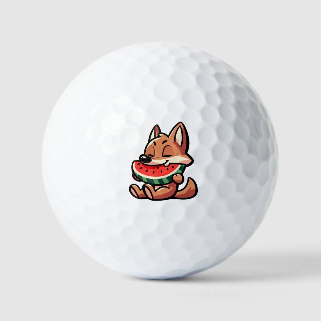 Balles De Golf Pastèque de Coyote (Recto)