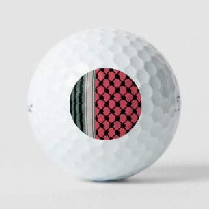 Balles De Golf Pastèque palestinienne Hatta Keffiyeh Kufiya Folk