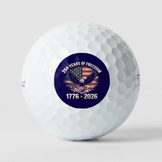 Balles De Golf Patriotic Eagle 250 Years of Freedom 