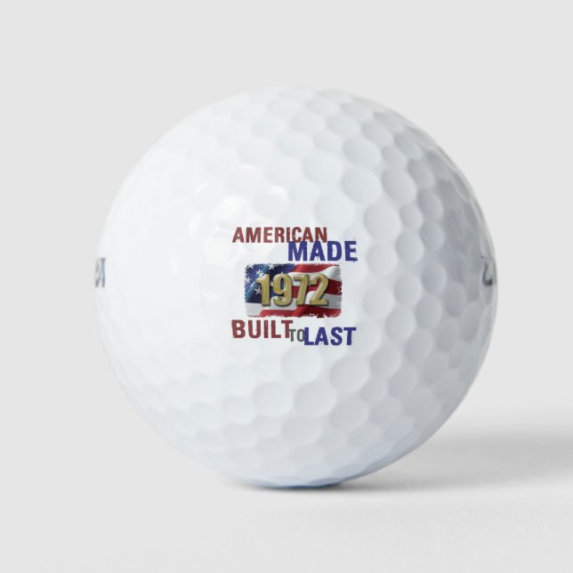 Balles De Golf Patriotique 1972 50e anniversaire (Devant)