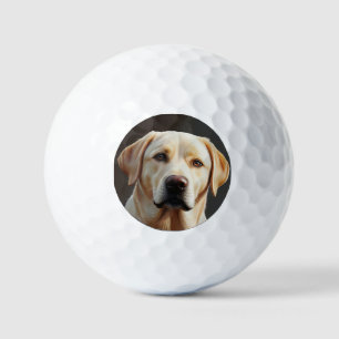 Balles De Golf Peinture à l'huile de l'extracteur du Labrador réa