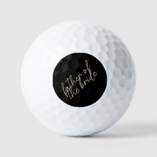 Balles De Golf Père moderne de la mariée Beige + noir