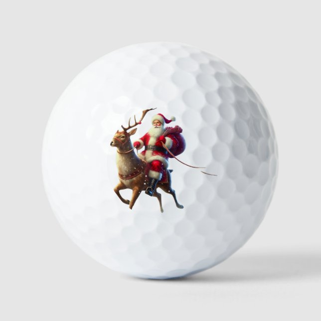 Balles De Golf Père Noël (Recto)