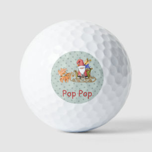 Balles De Golf Père Noël avec Reindeer et Sleigh Custom  
